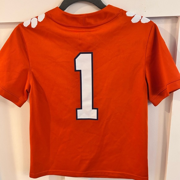 Nike Kids Clemson Tigers Orange Jersey size Small - Picture 2 of 2